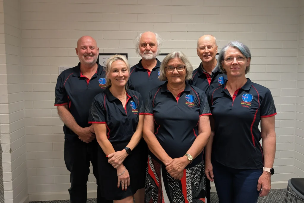 Archery club member volunteers