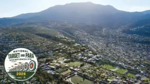 National Target and Para Championships combine at Sandy Bay Campus Hobart with Mount Wellington in the background