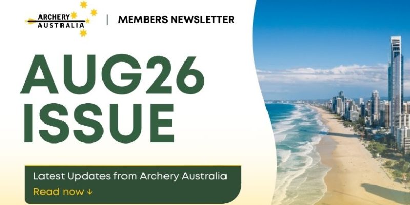 August 2026 Newsletter Archery Australia